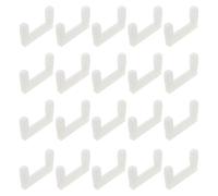 Générique Connecteurs Rapides de U 50 Pièces, Support Portable et Flexible pour Meubles en Plastique Blanc pour Usage Professionnel et Personnel