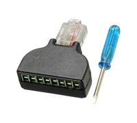 Générique Connecteurs RJ45 à 8 Broches avec Fixation à vis pour de, A
