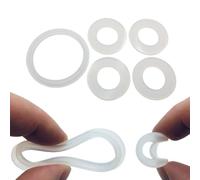 Générique Connector Seal, Gasket Set, 5 Pieces Air Pump Rubber Rings, Leak Proof Replacement Parts, Pool Spa Heater Accessories, Water Tight for Ground Swimming Pools Hot Tub Filtration Maintenance