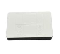 Générique Console De Jeu Organizer Bag éTui De Protection Antichoc Housse De Protection dans La Main Cas De Console De Jeu pour Anbernic RG DS BoîTe De Rangement (Blanc)