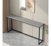 Générique Console de Rangement pour entrée ou Couloir, Table d'appoint étroite, Console Moderne avec Plateau en Pierre et piètement en métal, Meuble Gain de Place pour entrée ou Couloir