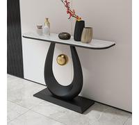Générique Console de Rangement pour entrée, Table d'appoint étroite avec piètement en métal, Table Console Moderne pour Couloir, Hall d'entrée ou Salon.