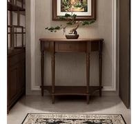 Générique Console de Rangement pour entrée, Table d'appoint étroite en Bois Massif avec étagère Ouverte, Design Moderne, Finition Naturelle, Largeur 101,6 cm (40 Pouces).