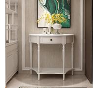 Générique Console de Rangement pour entrée, Table d'appoint étroite en Bois Massif avec étagère Ouverte, Design Moderne, Finition Naturelle, Largeur 101,6 cm (40 Pouces).