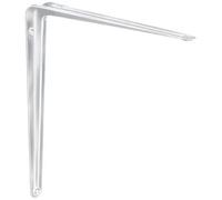Générique - Console ou support acier embouti-finition epoxy blanc - Prof. mm.350 - Haut. mm.400 - Charge en kg/pièce.50 -