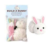 Générique Construisez Un Kit D'artisanat Pâques Forme Lapin pour, Artisanat d'animaux Fil Mignon, Bricolage Faites Vos Propres Lapins Peluche, Décor Porte-clés Lapin pour Garçons Et Filles