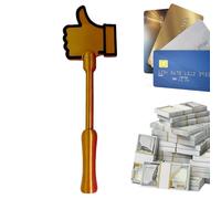 Générique Contactless Payment Wand - 3D Printed Card for Holder Stick | Thumbs Shaped with Secure, Device Anti Theft Use, Novelty Gadget for Women Men Children Raves Parties Fun