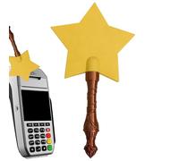 Générique Contactless Payment Wand, Credit Card Holding Tool, Compact Size for Touch Free Transactions, Star Shaped Rod Design Detail, Payment Accessory Gadget, Shopping Travel Parking Use