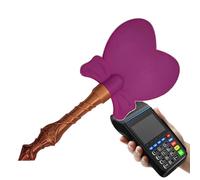 Générique Contactless Payment Wand, Credit Card Holding Tool, Compact Size for Touch Free Transactions, Star Shaped Rod Design Detail, Payment Accessory Gadget, Shopping Travel Parking Use