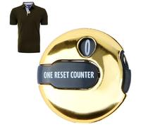 Générique Contatore Da Golf - ABS 3x3 Cm | Morsetto Segnapunti Golf Contatore Di Colpi Fino A 12 Con Reset A Tocco | Strumento Di Punteggio Portatile per Allenamento Torneo E USO Giornaliero