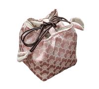 Générique Contenant à thé - Pochette Pliable à Cordon Esthétique Chinoise - Contenant Portable pour Tasse et Sachet de Thé,Pour maison, bureau, extérieur, voyage, camping, pique-nique, road-trip,