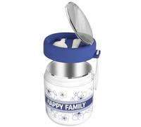 Générique Contenant pour Overnight Oats - Préparation de Repas Pratique Idéal,Pot Repas École, Boîte Anti-Fuite pour Déplacements