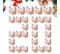 Générique Contenants Offrandes Noël - Vingt Unités Récipients Célébration Création, Kit Gourmandise Unité | Idéal Présents Célébration Douceurs Gâteaux Muffins Biscuits Beignets