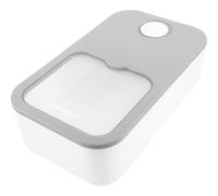 Générique Conteneur à Lessive avec Couvercle Coulissant Boîte de Rangement pour Lessive en Poudre Organisation Buanderie Compatible Lave-Vaisselle Finition Gris Moderne Capacité