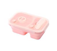 Générique Conteneur à lunch en silicone - Stockage des aliments à l'épreuve des fuites, conteneurs portables | préparation repas compartimentée style, à lunch pour Eco Friendly réutilisa