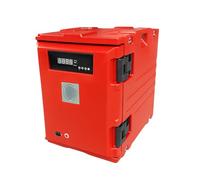 Générique Conteneur Chauffant Ventilé 90L - Température Réglable 20-75°C - Compatible Bacs GN 1/1 - Conservation 8-10h - Roulettes - 350W - Inox Isotherme Professionnel