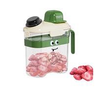 Générique Conteneur de Nourriture pour Chien - Boîtier de Friandises pour Chiot - Bac de Rangement Transparent avec Couvercle Hermétique pour Aliments Farine Riz Céréales - Garde-Manger