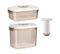 Générique Conteneur De Rangement D'aliments Sous Vide, Boîte D'organisateur De Garde-manger Réutilisable, Pot De Réchauffage Micro-ondes, Conception De Sacs À Dos, 1735g, Pour Pique-nique