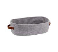 Générique Conteneur En Corde de Coton pour Organiser Les Objets de Salle de Bain , Gris