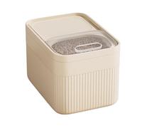 Générique Conteneur Nourriture Chien 10L | Hermétique et Anti-Humidité | PP Alimentaire | Avec Verre Doseur | Pour Céréales/Farine | 31x21x22.3cm