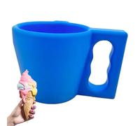 Générique Conteneurs à Glace,Support Cupcake Impression 3D,Pots à Glace avec Poignée pour Stockage Alimentaire | École Fête Pique-nique Occasions Festives