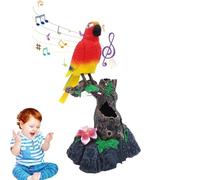Générique Control Voice Parrots,Realistic Cute Pets Simulation Sparrow Bird | Sparrow Bird Repeats What You Say, Electric Parrot Induction Toy for Garden