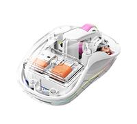 Générique Contrôle Informatique sans Fil avec lumières, contrôle Informatique Transparent sans Fil,Contrôle tri-Mode Transparent Rechargeable - sans Bruit pour Le Travail, l'a