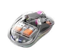 Générique Contrôle Informatique sans Fil Rechargeable, contrôle Informatique Silencieux sans Fil | Contrôle tri-Mode avec lumière | Les salles de Classe étudient Le contrôle par silenc