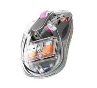 Générique Contrôle Informatique sans Fil Rechargeable, contrôle Informatique Silencieux sans Fil | Contrôle tri-Mode Transparent Rechargeable | Tablettes, Ordinateurs Portables, PC, contrôle par Or