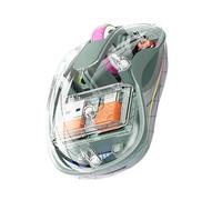 Générique Contrôle Informatique Transparent sans Fil,Contrôle Informatique sans Fil Rechargeable - Transparent tri-Mode avec lumière,Les salles de Classe étudient Le contrôle