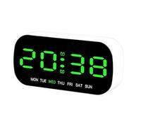 Générique Convenient Desk Clock - Lightweight Table Clock, 13x3.5x6.5cm Digital Clocks for Bedside, Electronic Clocks Device, Home Room Timepiece, Bedroom Alarm for Home Office Tabletop Decor
