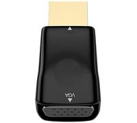 générique Convertisseur d'affichage Compatible HDMI vers Vga Adaptateur d'affichage de décodeur d'ordinateur Compatible HDMI vers Vga Adaptateur Compatible HDMI vers Vga - Noir Professional Design