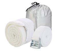 Générique Convertisseur de Double en King Size - Kit de Remplissage d'espace pour Matelas, Coussin de jonction Souple avec Sangle de sécurité réglable | Extension de Double sans pour Les inv