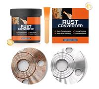 Générique Convertisseur Rouille Métal Kit 100g - Neutralisant Revêtement Anti | Inhibiteur Apprêt avec Pinceau, sans Ponçage Requis, Compatible Finition, pour Auto, Fer, Acier, Portes & Outils