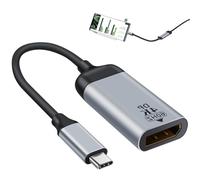 Générique Convertisseur USB C Portable, Conception Plug and Play, Transmission Facile du Son vidéo, boîtier en Aluminium, convertisseur