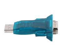 Générique Convertisseur USB vers Série Rs232, Plastique Bleu, Plug-and-Play | Verrouillage à Vis Sécurisé, pour Imprimantes et Modems, Installation Rapide, Usage Bureau et Domicile