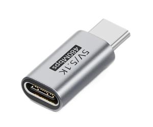 Générique Convertisseurs USB Type C USB C en métal avec résistances 5.1K pour Tournevis électrique et rasoirs adaptateurs de chargeurs mâle à Femelle