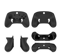 Générique Convient à la manette de jeu Razer Wolverine V3 Pro étui de protection en silicone anti-chute anti-poussière couleur unie simple et minimaliste (Noir)