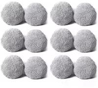 Générique Convient aux Chiffons de Robot de Nettoyage de vitres DDC55/C65/DDC5, aux consommables et pièces de Rechange de Robot de Remplacement de Chiffons lavables (12 pièces)