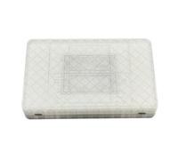 Générique Convient pour Anbernic RG DS Étui de Protection Housse de Protection Antichoc Étui de Console de Jeu Portable Boîte de Rangement Conception de Couvercle magnétique (Blanc Translucide)