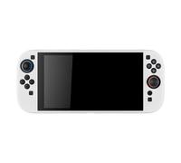 Générique Convient pour Switch 2 Console de Jeu Étui de Protection en Silicone Housse de Protection Contre Les Chutes Étui Simple de Couleur Unie (Blanc)