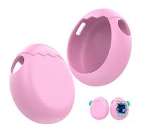 Générique Convient pour Tamagotchi Paradise la Console de Jeux Couverture Souple Silicone Liquide Résistant aux Chutes Jolie Housse de Protection et Capuchon de Bouton Antidérapant (Rose)