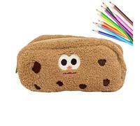 Générique Cookie Pencil Bag, Cute Soft Cookie Pencil Pouch for Students, Large Capacity School Pen Bag, (Fun Design), Perfect for Pens, Pencils, Markers, and Small Notebooks