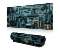 Générique Cool Military Weapon Build Weapon Parts Display Large Gaming Mouse Pad, Military Weapon Parts Design XXL Gaming Mouse Pad, for Laptop & Desktop Use (#13,15.7 * 35.4in/40 * 90cm)