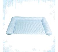Générique Cool Pad for Dogs, Waterproof Puppy Ice Mat, Breathable Cooling Design, Soft and Reusable Build, for Indoor Outdoor Lawn Home Car Apartment Garden Use, 19.69x11.81 inches