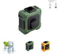 Générique Coolbelts Pro - Wearable Waist Fan & Power Bank With Desktop Stand, Neck Hanging USB Large Capacity Roller 100-Speed Adjustable Violent Turbo Fan (1Pcs*Green)