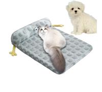 Générique Cooling Bed Dogs, Sleeping Mat Pad, Non-Slip Pet Cushion, 19.69x15.75 inches, Washable Blanket with Cover, Ideal for Small Medium Large Breeds, Indoor Outdoor Camping Resting