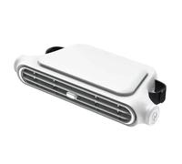 Générique Cooling Car Fan, Two Turbine, USB-Powered Headrest Fan, Compact Seat Air Circulator, for Backseat Comfort in Car, Truck, SUV, Travel, Summer Driving, Passenger Comfort
