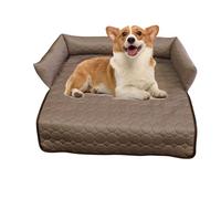 Générique Cooling Dog Bed, 90x90cm Washable Gel Mat for Dogs, Anti-Slip Cooling Cushion Blanket Pad for Senior Puppy Rest, Comfortable Summer Pet Lounger for Living Room, Bedroom, Backyard