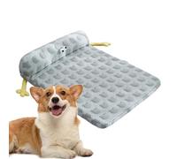 Générique Cooling Dog Bed - Breathable Soft Cushion, Non Slip Base Washable Cover, Pet Cooling Pad, Summer Heat Relief Mat | Cat Bed for Puppy, Kitten, Cat, Indoor Crate, Kennel, Sleeping Area